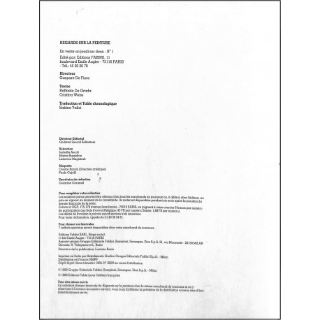 REGARDS SUR LA PEINTURE |Premier Numéro