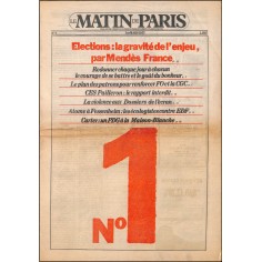 le MATIN de PARIS |Premier Numéro