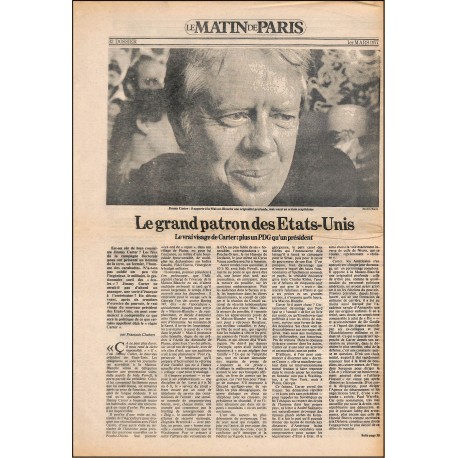 le MATIN de PARIS |Premier Numéro