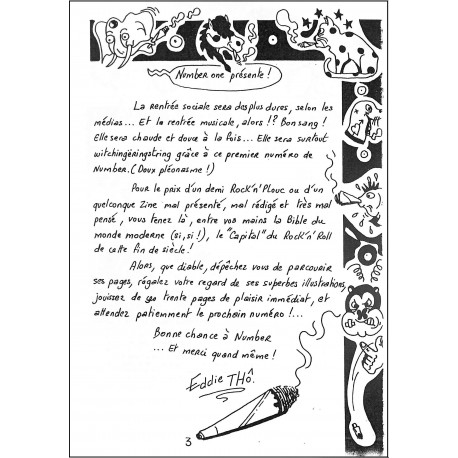 Number 1 |Premier Numéro