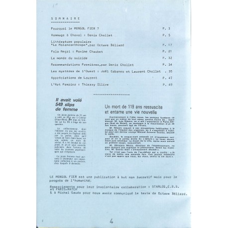 Le MONGOL FIER |Premier Numéro