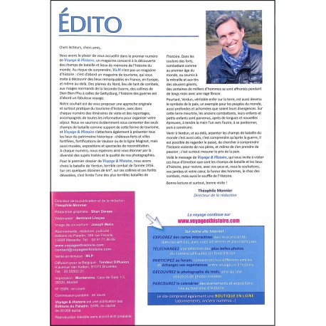 Voyage & Histoire |Premier Numéro