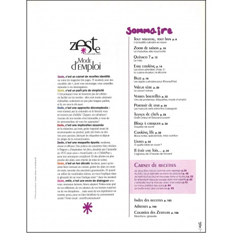 ZESTE |Premier Numéro