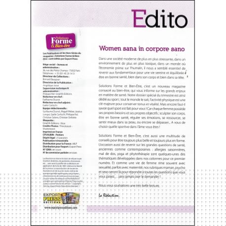 Solutions Forme & Bien-être |Premier Numéro