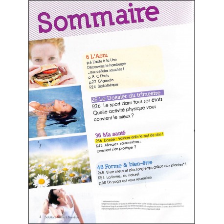 Solutions Forme & Bien-être |Premier Numéro