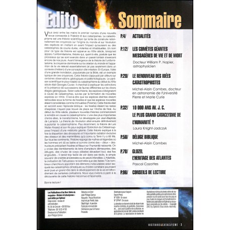 HISTOIRE & CATACLYSMES |Premier Numéro