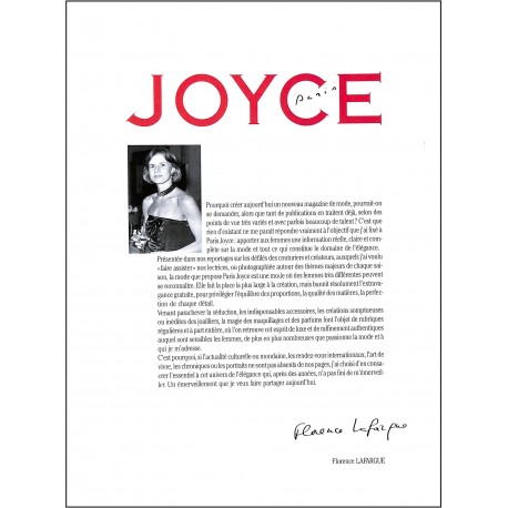 JOYCE |Premier Numéro