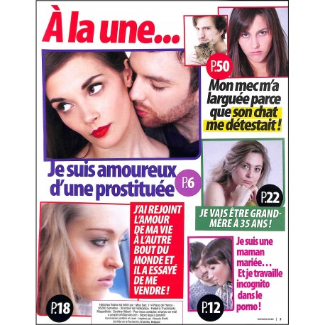 Histoires Vraies |Premier Numéro