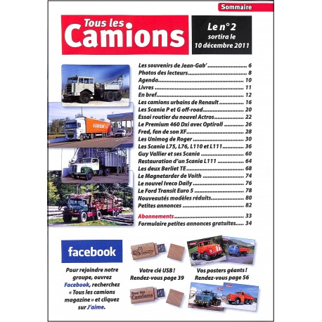 Tous les Camions |Premier Numéro