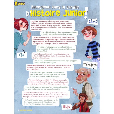 Histoire Junior |Premier Numéro