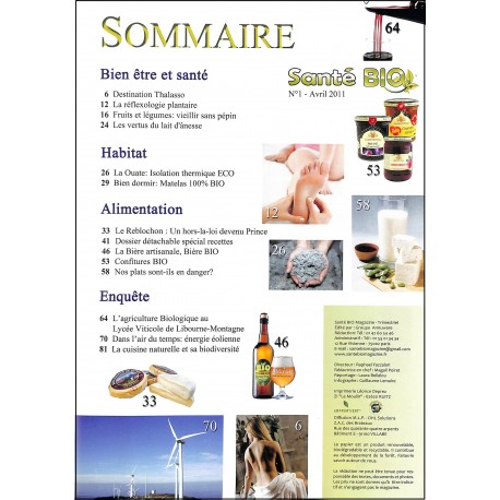 Santé BIO Magazine |Premier Numéro