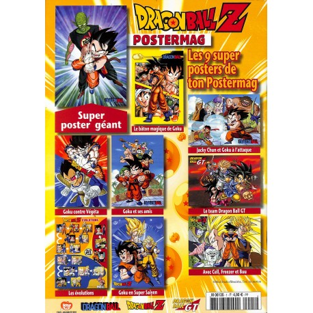DRAGON BALL Z POSTERMAG |Premier Numéro