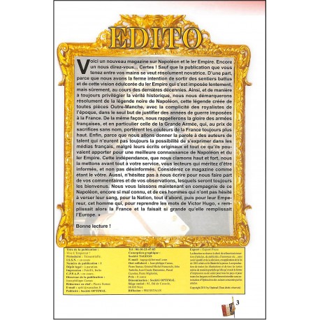 VIVE L'EMPEREUR |Premier Numéro