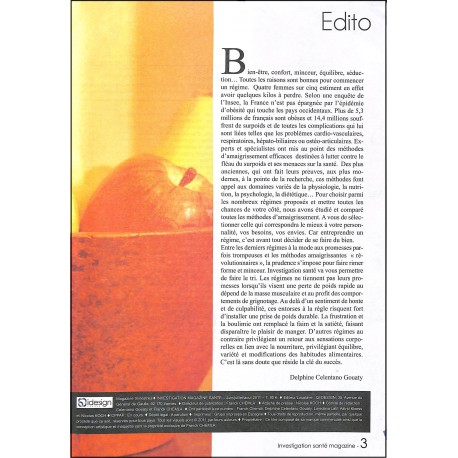 Investigation santé |Premier Numéro