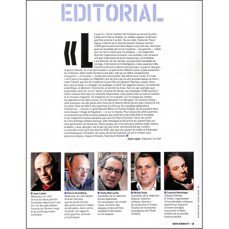 GUERRES & Histoire |Premier Numéro