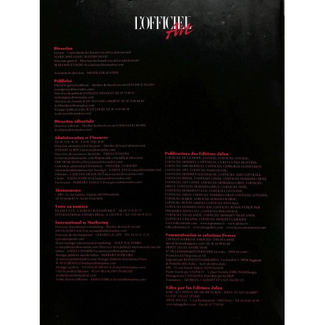 L'OFFICIEL Art |Premier Numéro