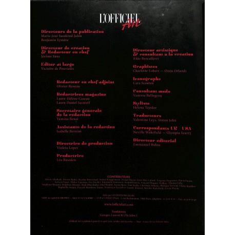L'OFFICIEL Art |Premier Numéro