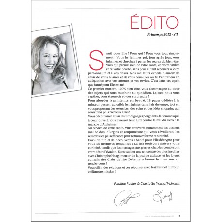 SANTÉ & bien-être Pour Elle |Premier Numéro