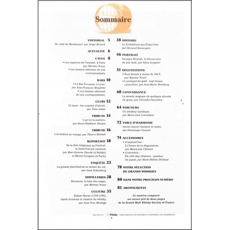 Le Whisky |Premier Numéro
