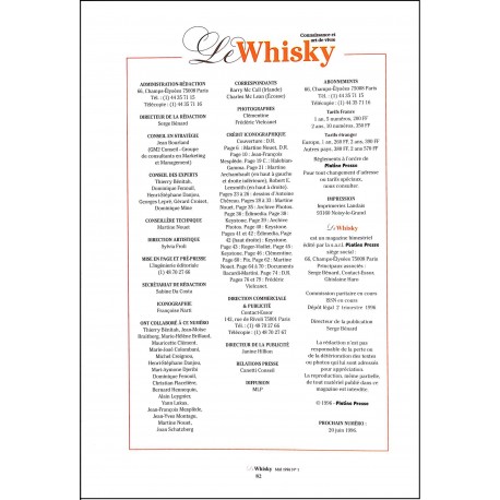 Le Whisky |Premier Numéro