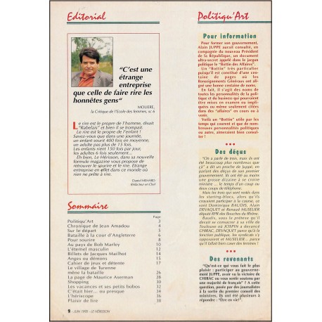 Le Hérisson magazine |Premier Numéro