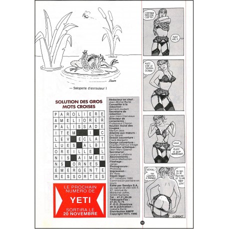 YETI |Premier Numéro