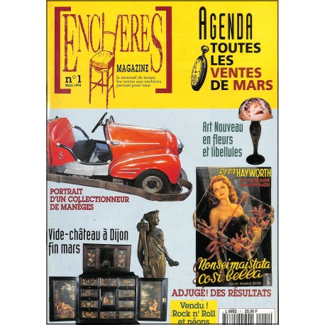 ENCHERES MAGAZINE |Premier Numéro