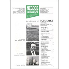 NEGOCE & AGRICULTURE |Premier Numéro 2