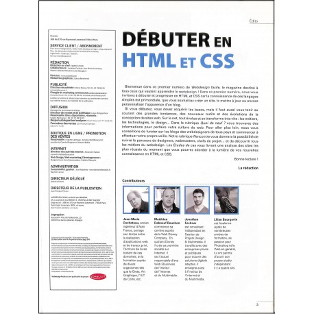 webdesin facile |Premier Numéro