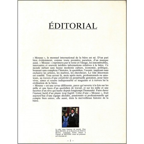 MOUSSE |Premier Numéro