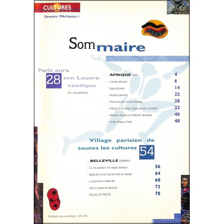CULTURES CAPITALE |Premier Numéro