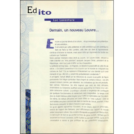 CULTURES CAPITALE |Premier Numéro