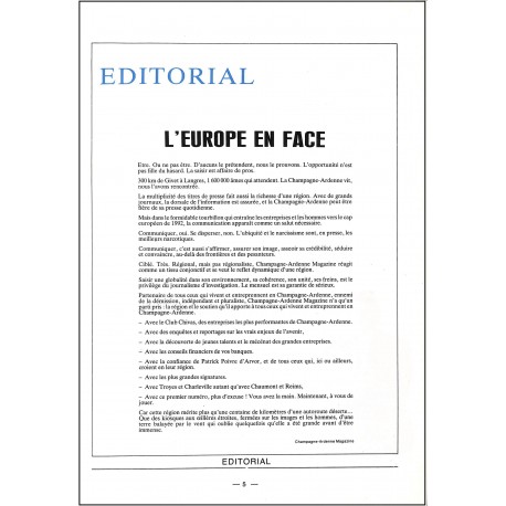 Champagne Ardenne Magazine |Premier Numéro