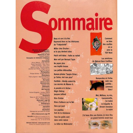 hara-kiri |Premier Numéro