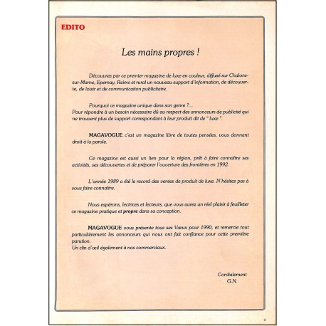 Maga Vogue |Premier Numéro