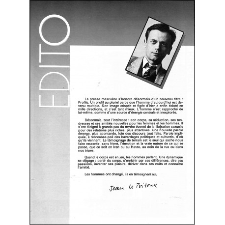 PROFILS |Premier Numéro