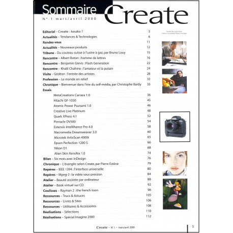 Create |Premier Numéro