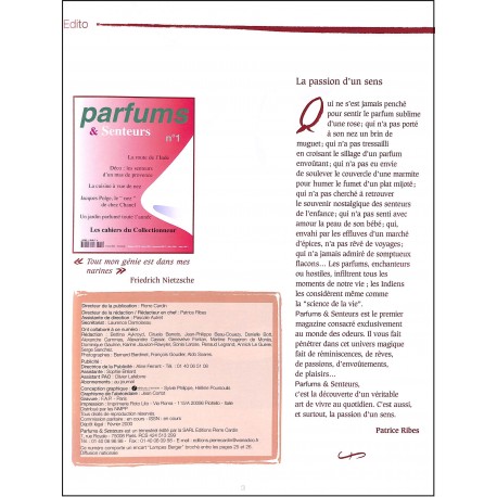 Parfums & Senteurs |Premier Numéro