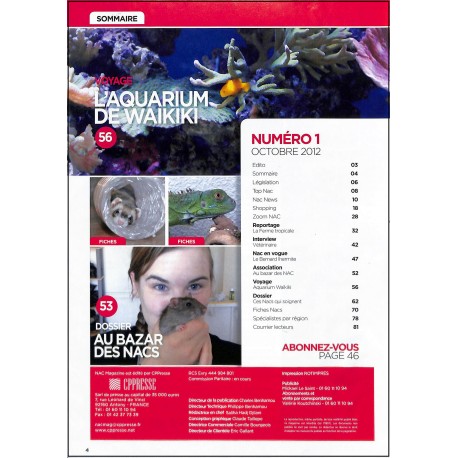 NAC magazine |Premier Numéro