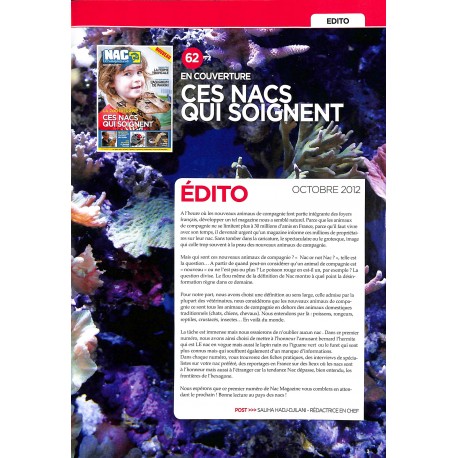 NAC magazine |Premier Numéro