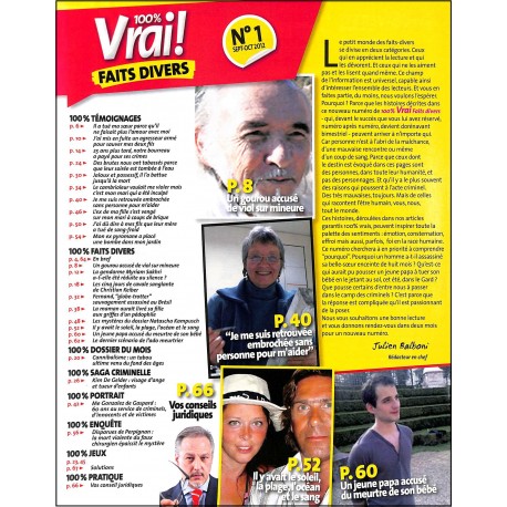 100% Vrai ! |Premier Numéro