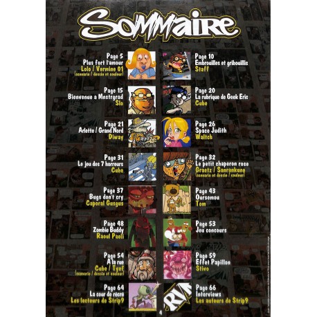 STRIP 9 |Premier Numéro