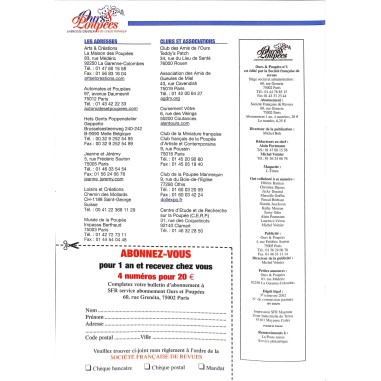 Ours & Poupées |Premier Numéro