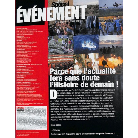 ÉVENEMENT |Premier Numéro