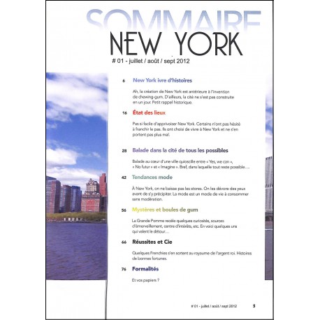 New York |Premier Numéro