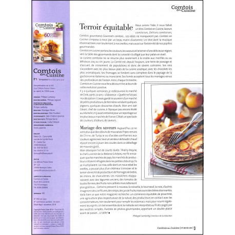 Comtois en Cuisine |Premier Numéro