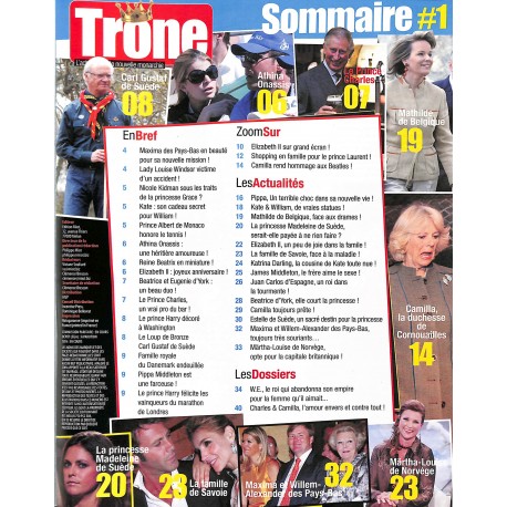 Trone |Premier Numéro