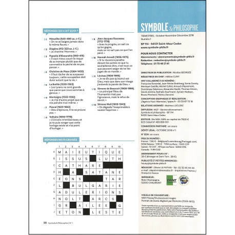 SYMBOLE & PHILOSOPHIE |Premier Numéro