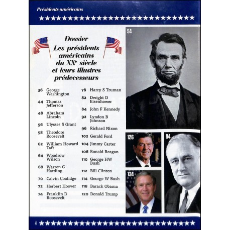 LES PRÉSIDENTS AMERICAINS |Premier Numéro