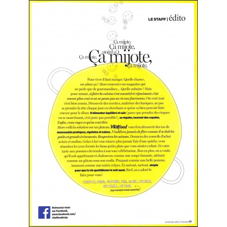 VitalFood |Premier Numéro